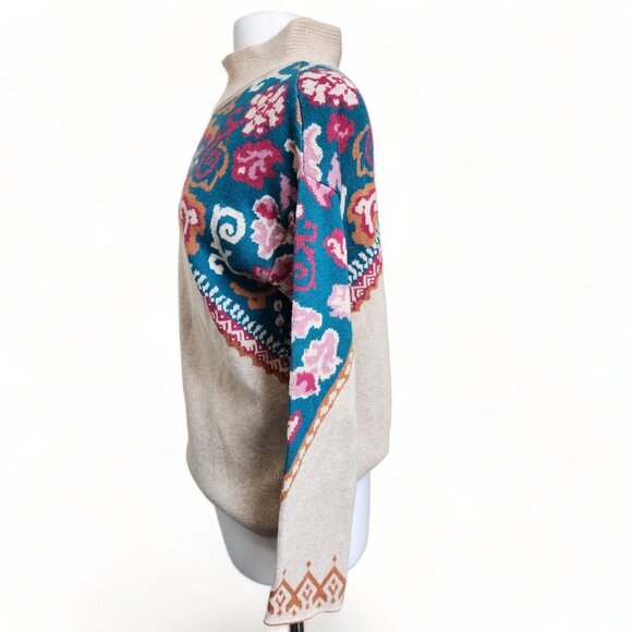 Sundance Journey East Sweater Womens size Small Oversized Boho Southwestern - Picture 6 of 15